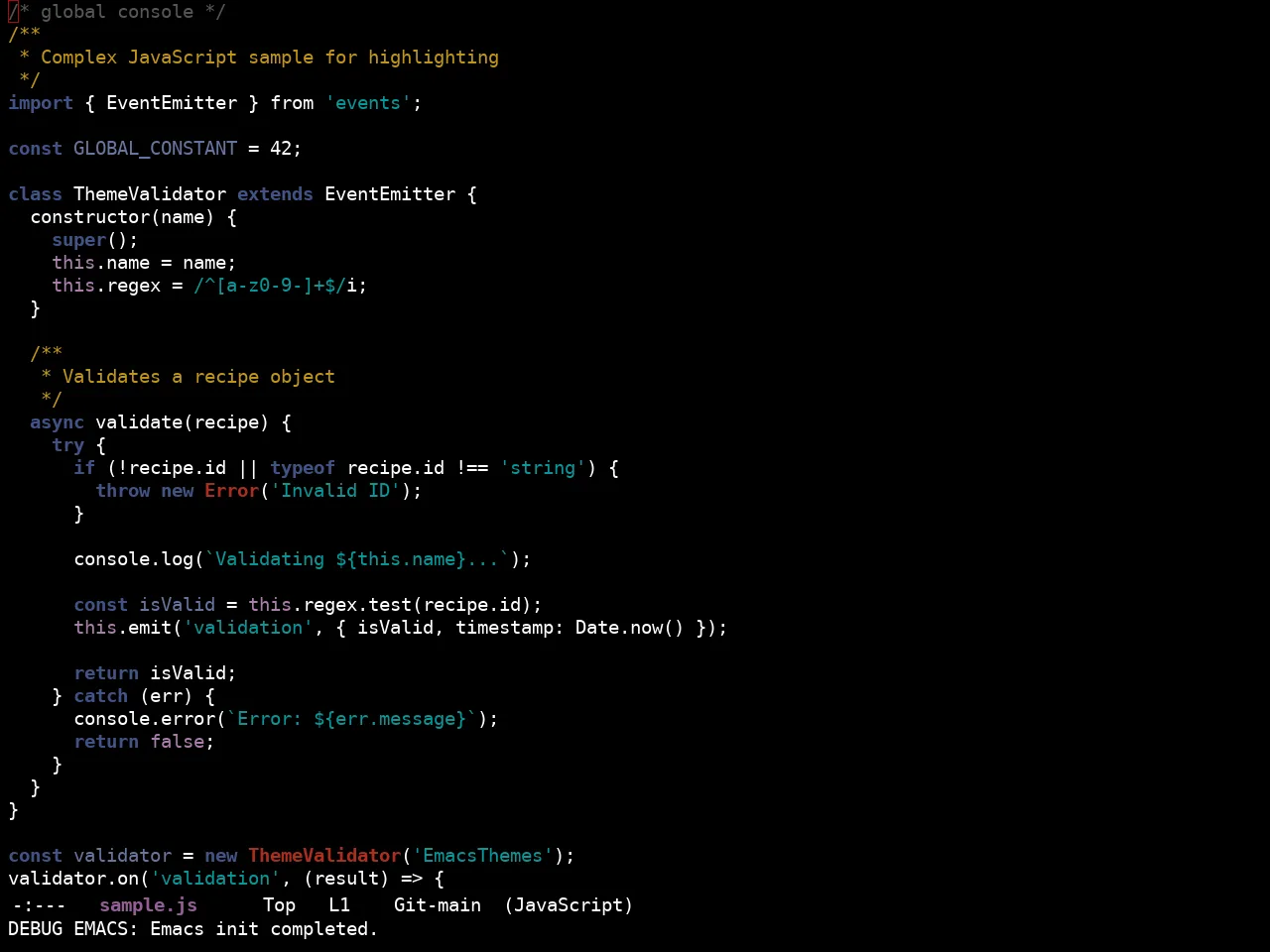 Ewal Sexy Muse Theme in javascript-mode