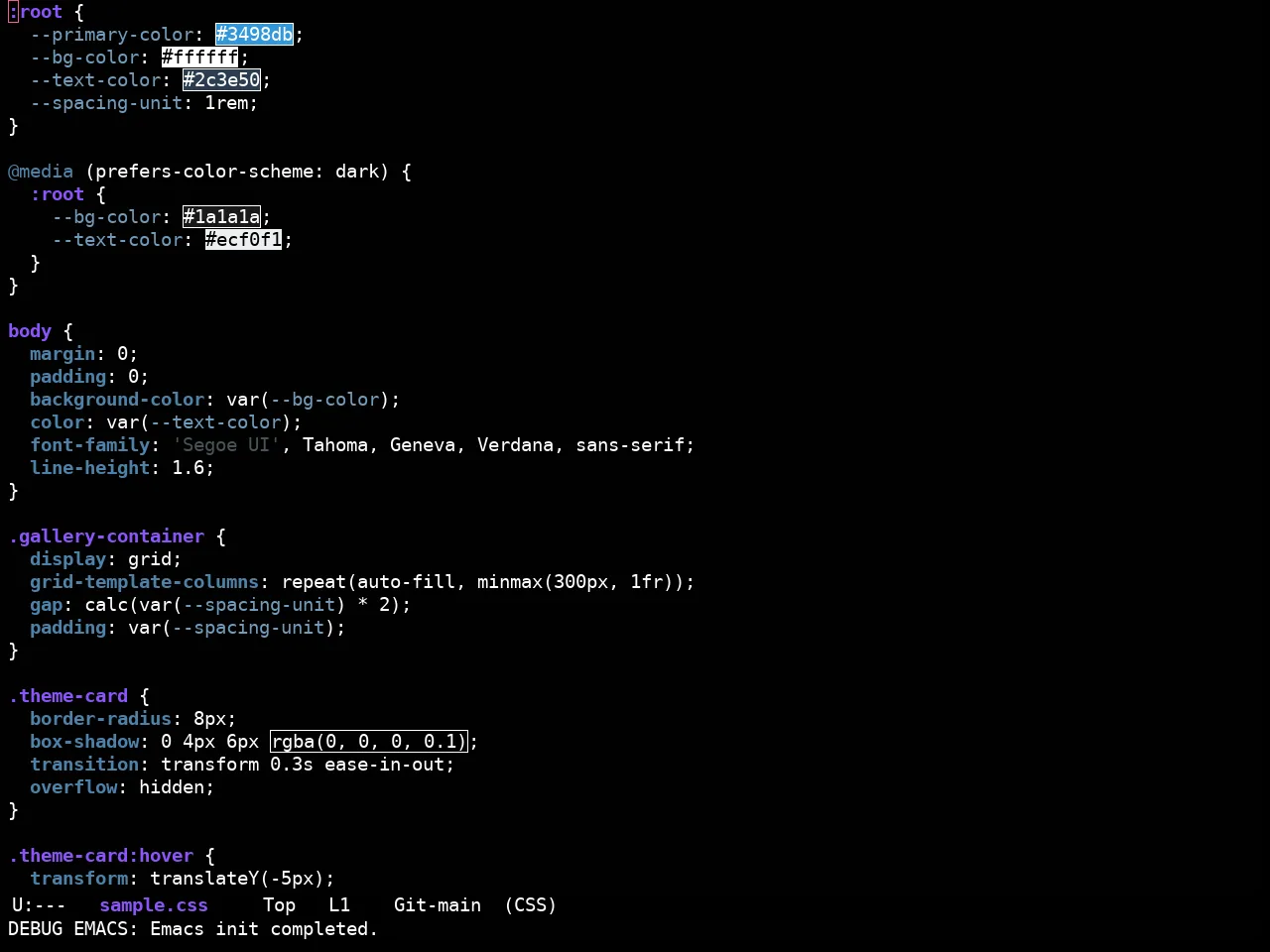 Ewal Sexy Nancy Theme in css-mode
