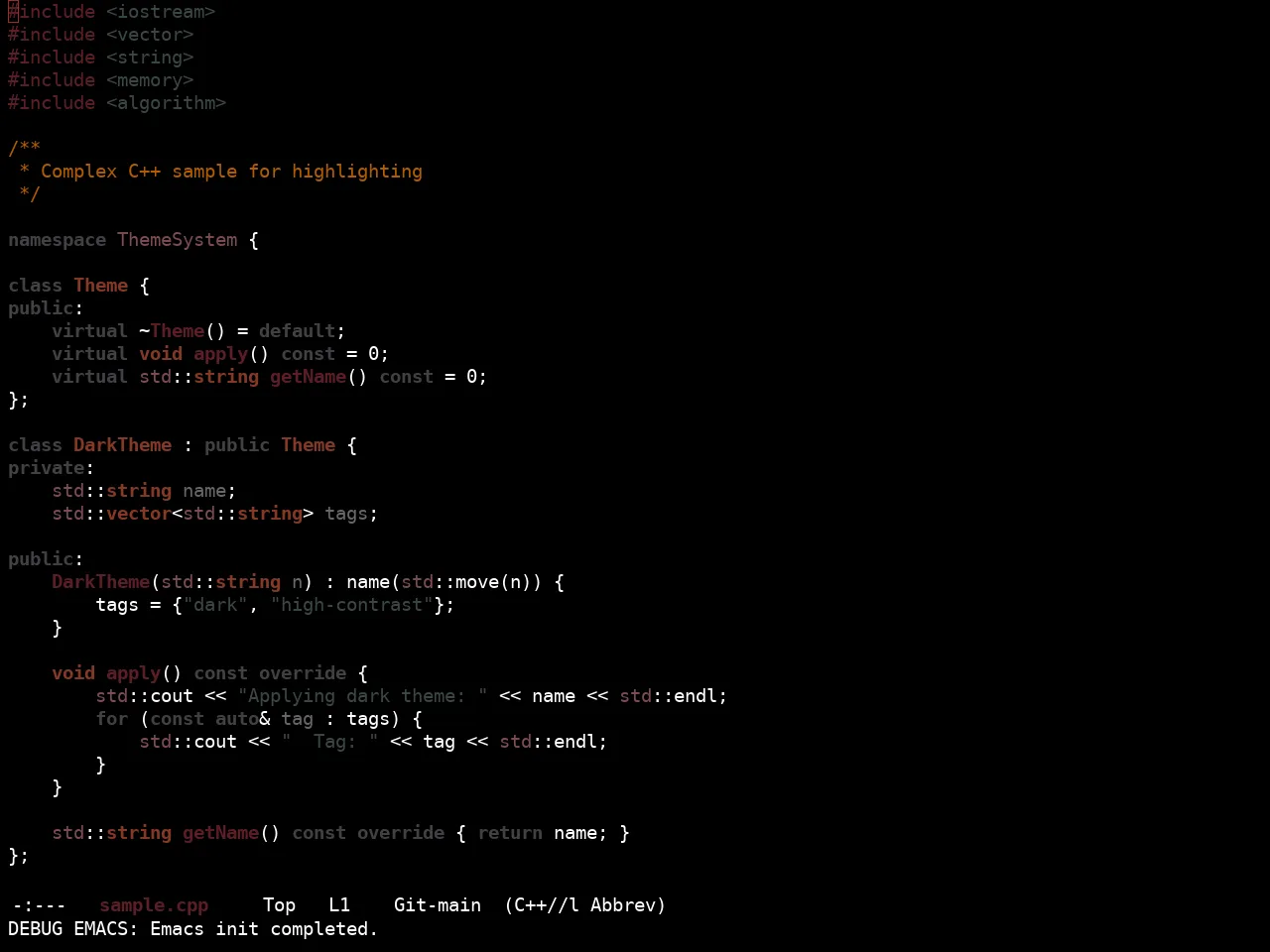 Ewal Sexy Parker Brothers Theme in c++-mode