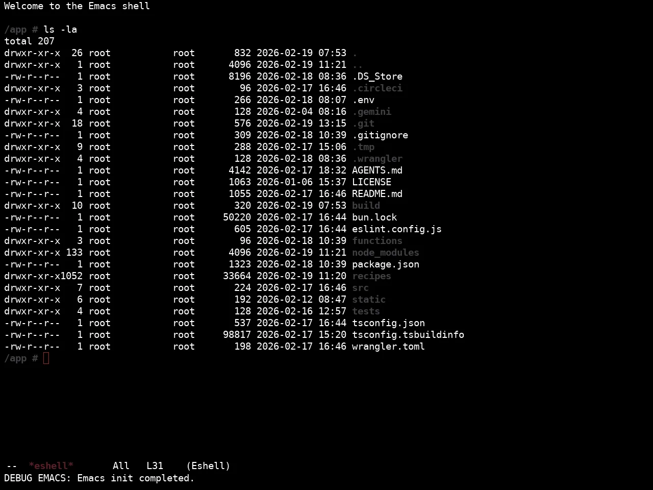 Ewal Sexy Parker Brothers Theme in eshell