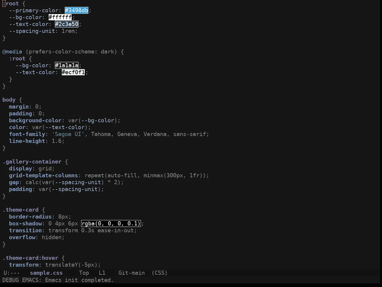 Ewal Sexy Pretty And Pastel Theme in css-mode