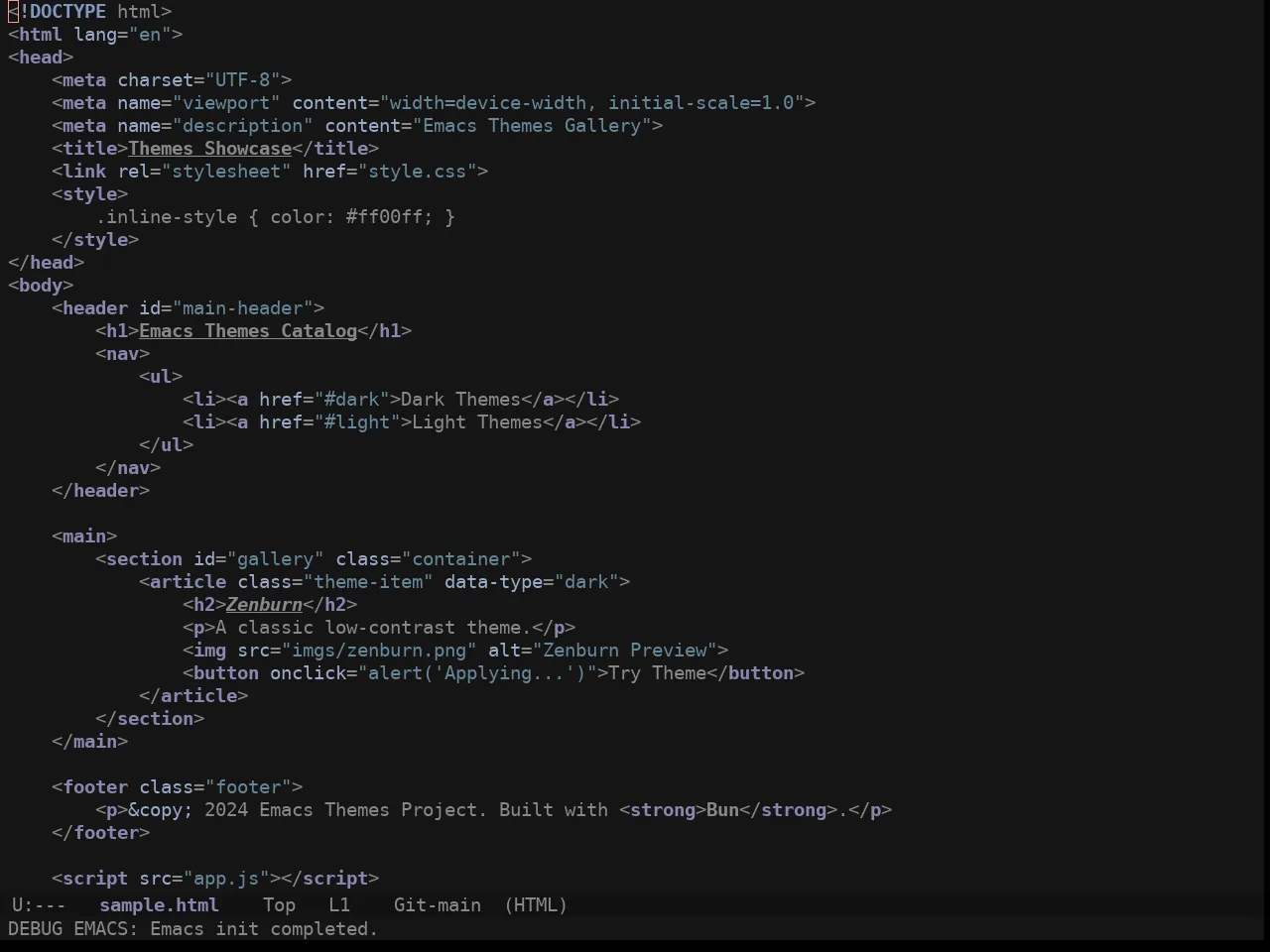 Ewal Sexy Pretty And Pastel Theme in html-mode