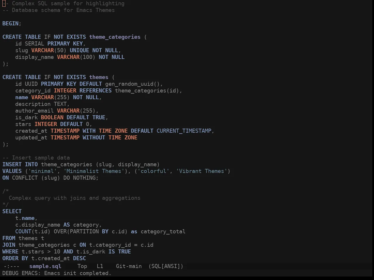 Ewal Sexy Pretty And Pastel Theme in sql-mode