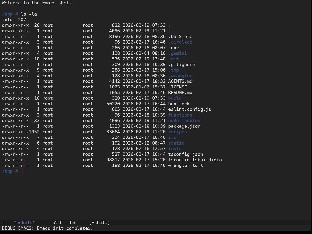 Ewal Sexy Rezza Theme in eshell