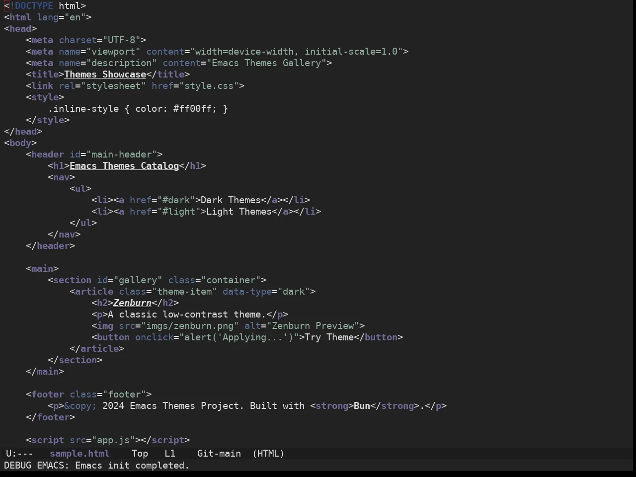 Ewal Sexy Rezza Theme in html-mode