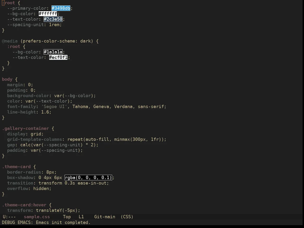 Ewal Sexy S3R0 Modified Theme in css-mode