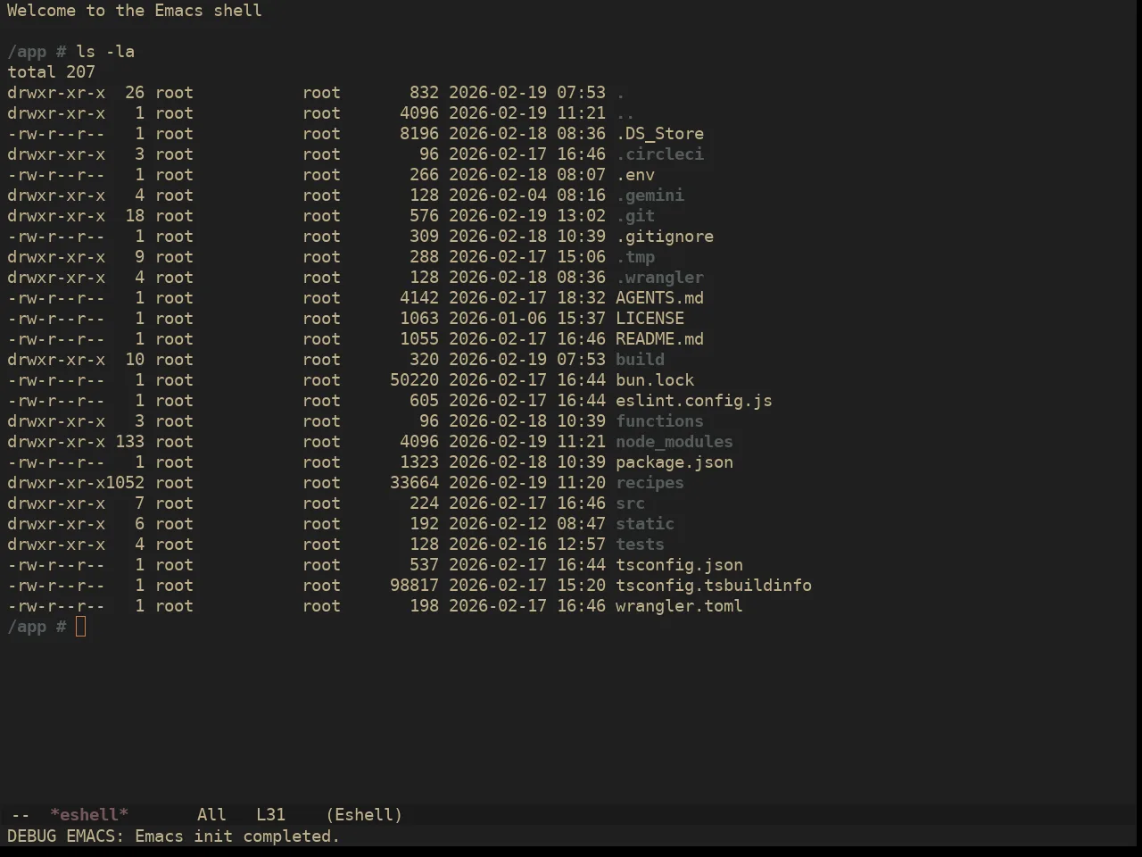 Ewal Sexy S3R0 Modified Theme in eshell