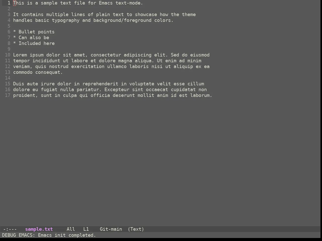 Ewal Sexy Simple Rainbow Theme in text-mode
