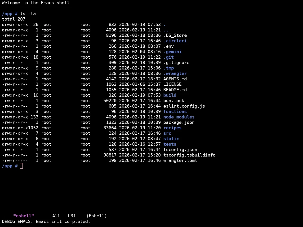 Ewal Sexy Splurge Theme in eshell