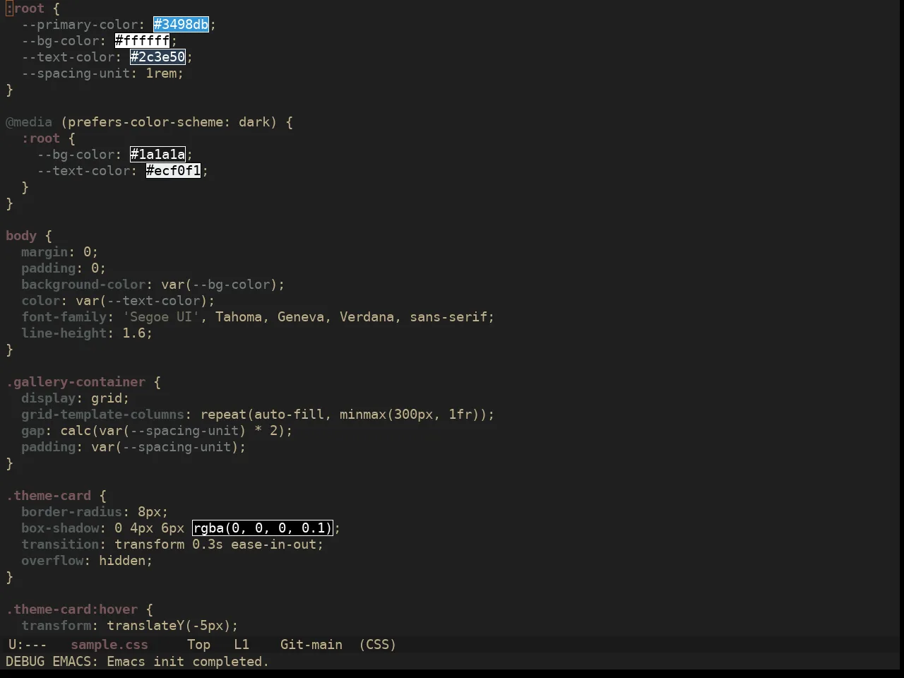 Ewal Sexy Sweetlove Theme in css-mode
