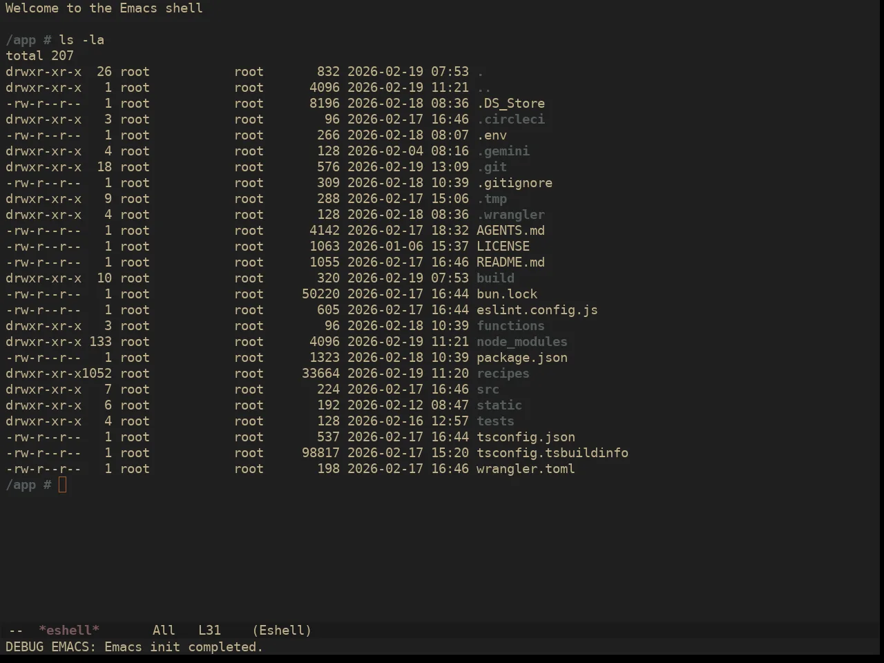 Ewal Sexy Sweetlove Theme in eshell