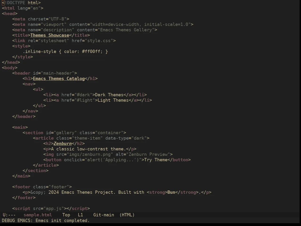 Ewal Sexy Sweetlove Theme in html-mode