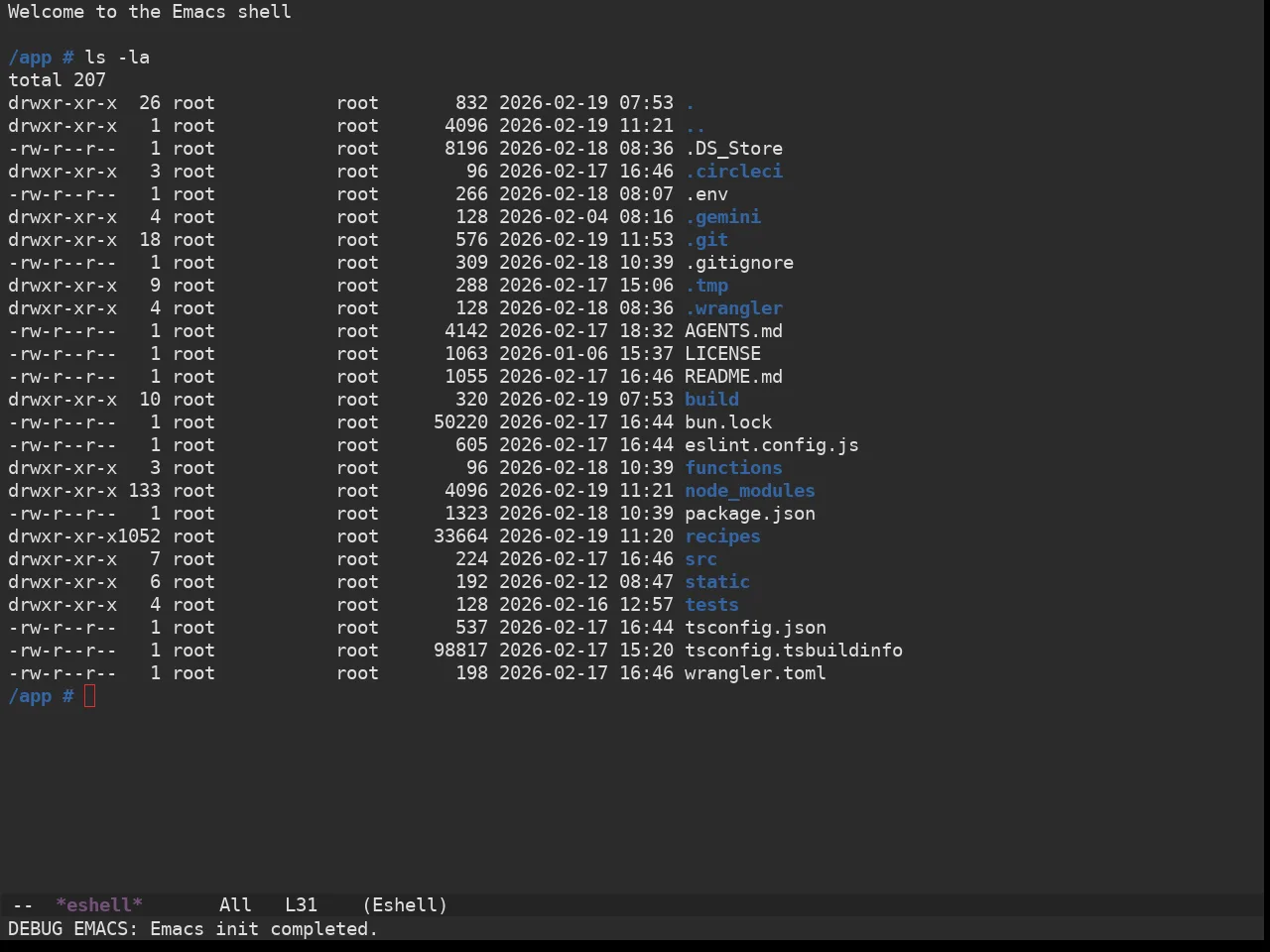 Ewal Sexy Tartan Theme in eshell