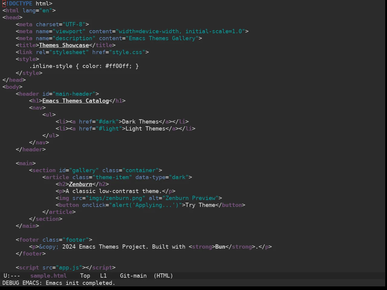 Ewal Sexy Tartan Theme in html-mode
