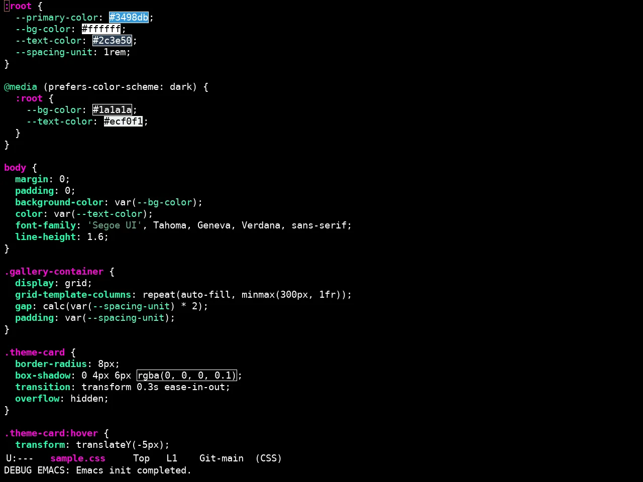 Ewal Sexy Theme2 Theme in css-mode