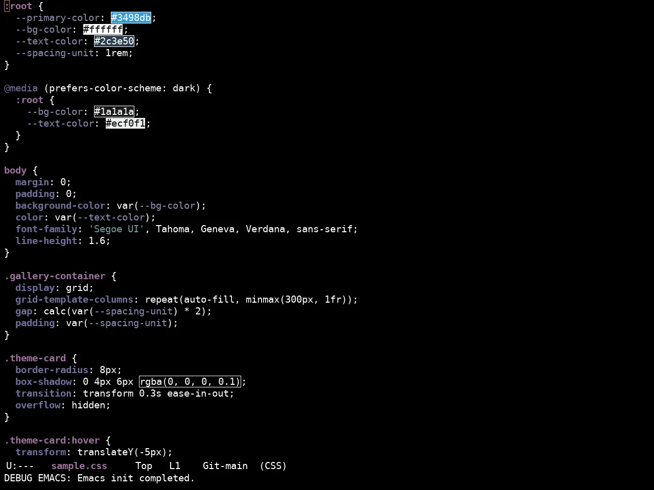 Ewal Sexy Thwump Theme in css-mode