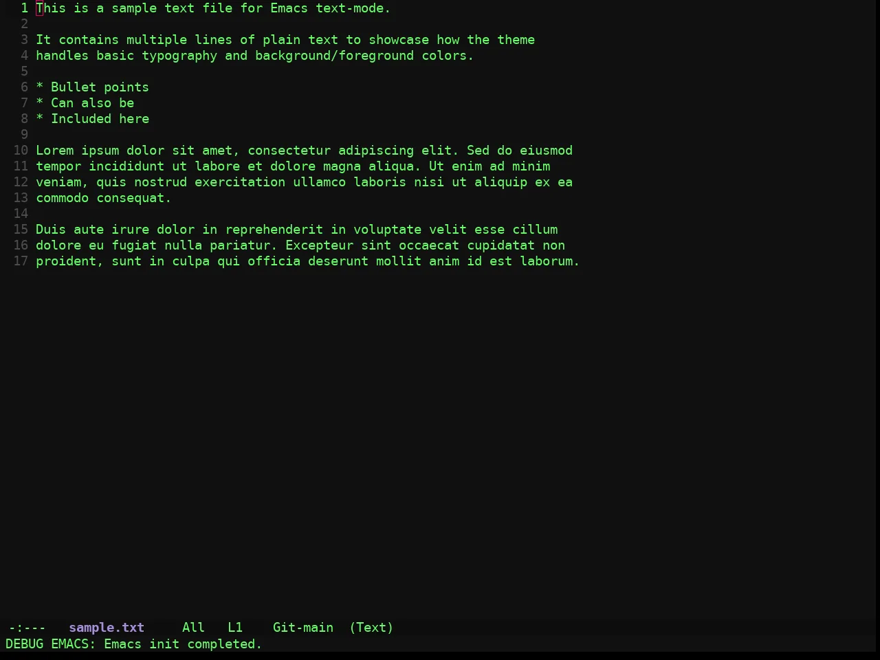 Ewal Sexy Tlh Theme in text-mode