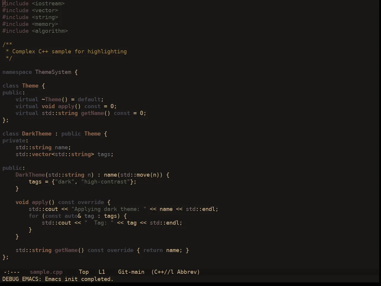 Ewal Sexy Trim Yer Beard Theme in c++-mode