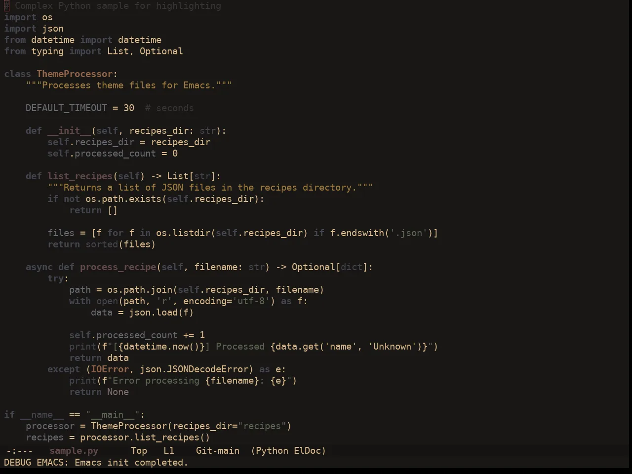 Ewal Sexy Trim Yer Beard Theme in python-mode