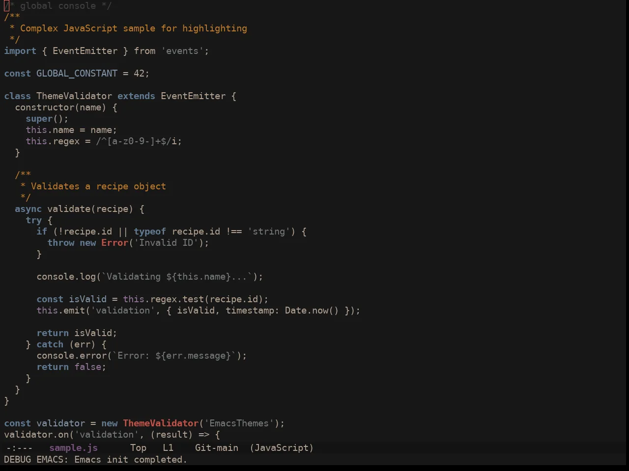 Ewal Sexy User 77 Mashup Colors Theme in javascript-mode