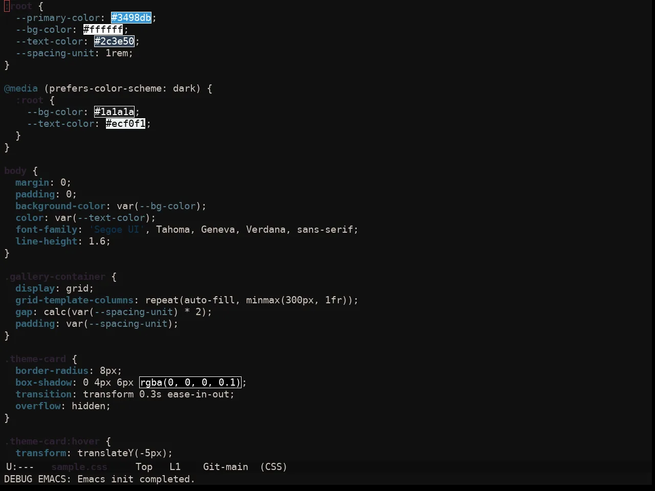 Ewal Sexy Vacuous2 Theme in css-mode