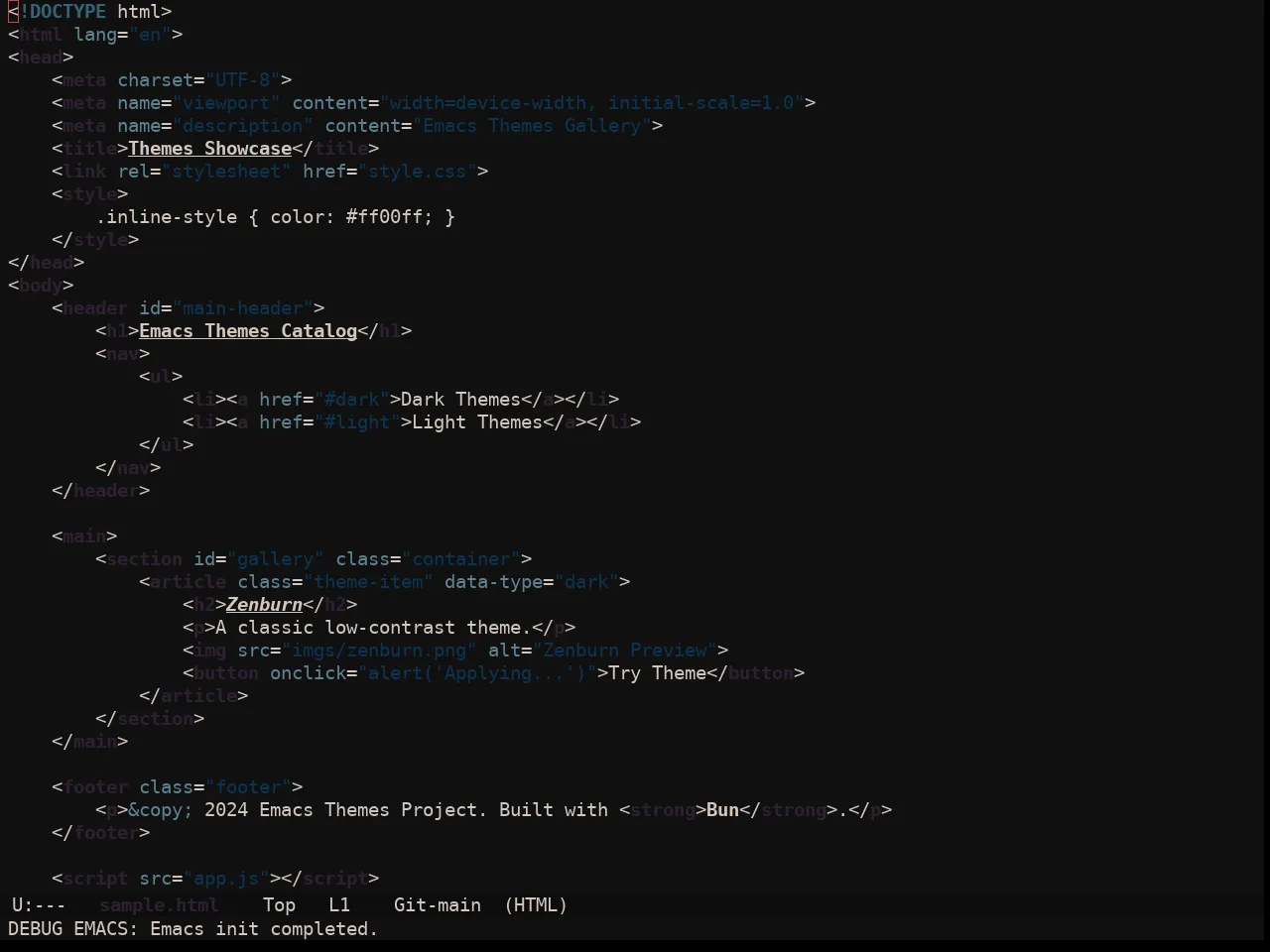 Ewal Sexy Vacuous2 Theme in html-mode
