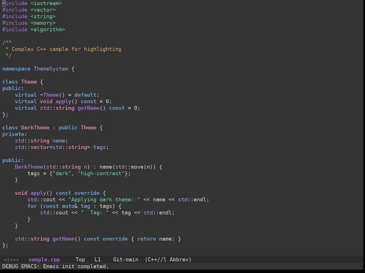 Ewal Sexy Visibone Alt 2 Theme in c++-mode