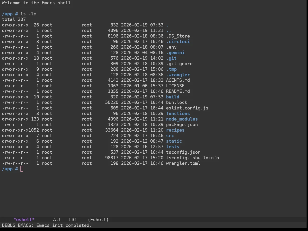 Ewal Sexy Visibone Alt 2 Theme in eshell