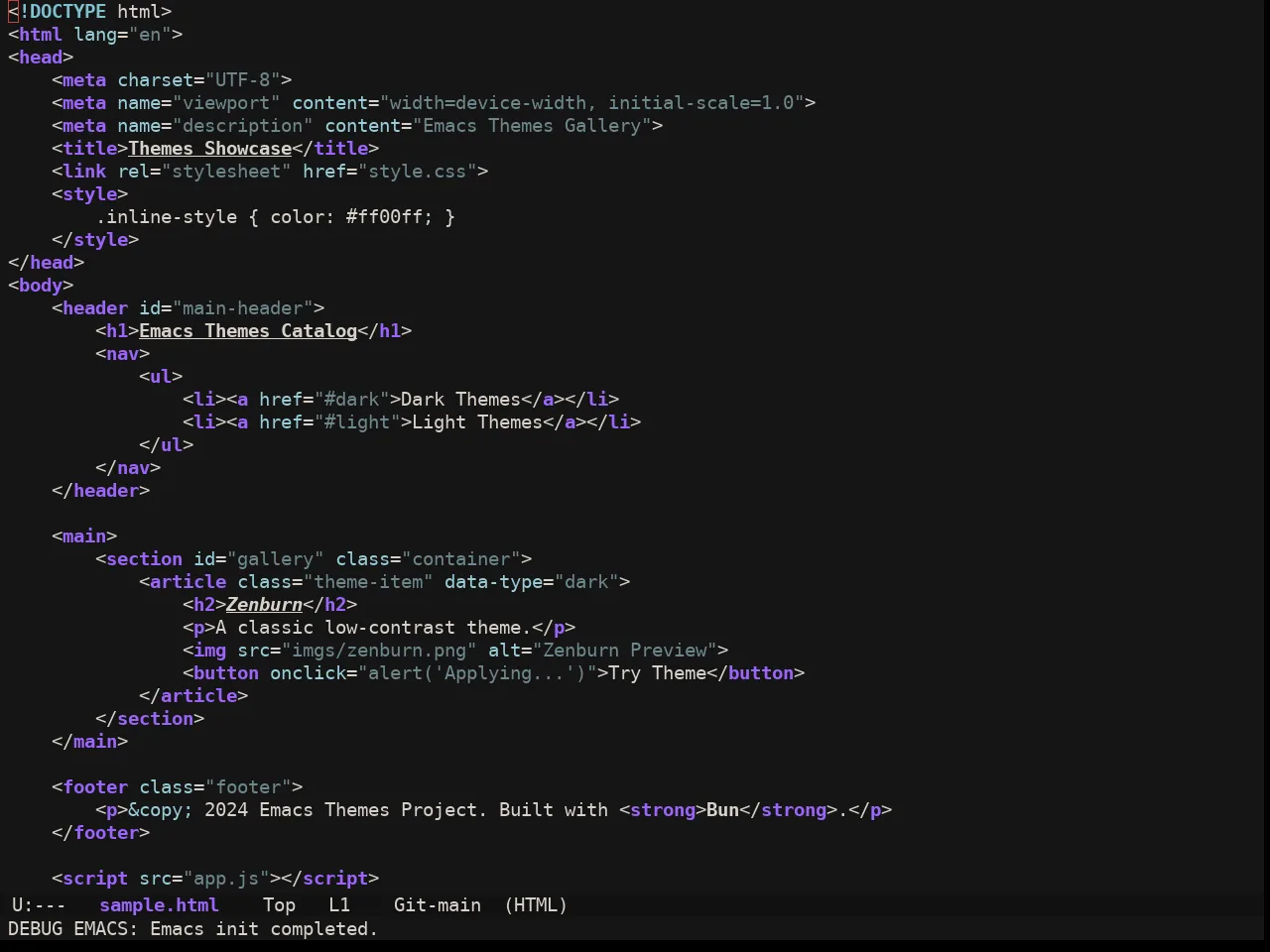 Ewal Sexy X Dotshare Theme in html-mode
