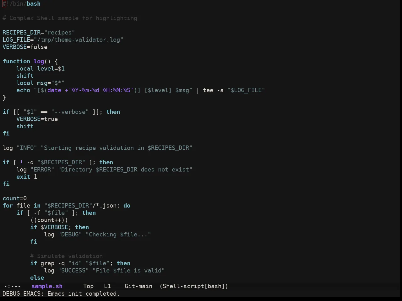 Ewal Sexy X Dotshare Theme in sh-mode