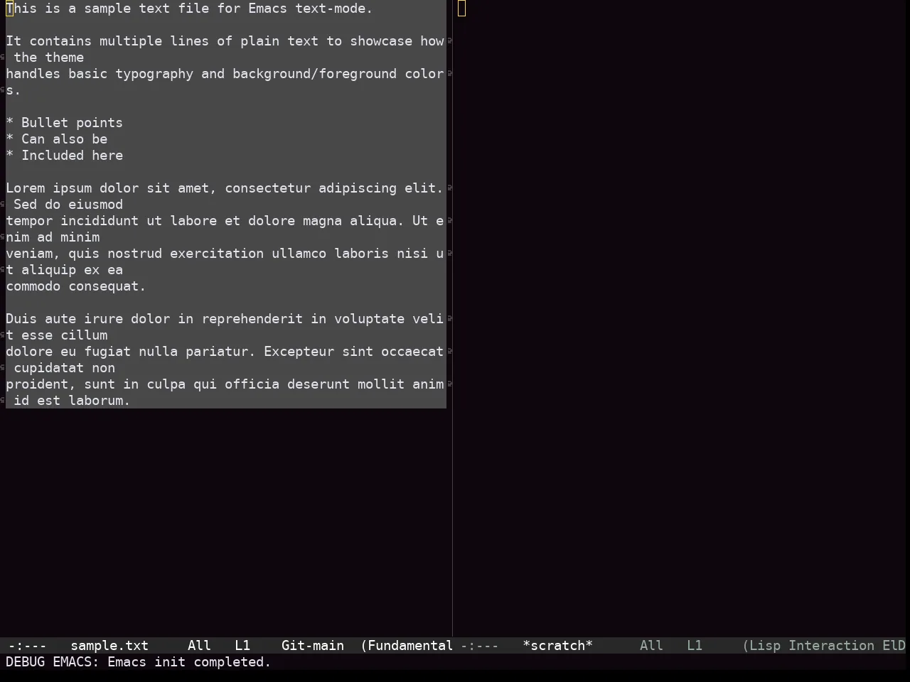 Sexy Theme in fundamental-mode