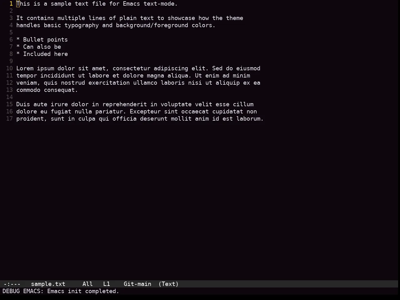 Sexy Theme in text-mode