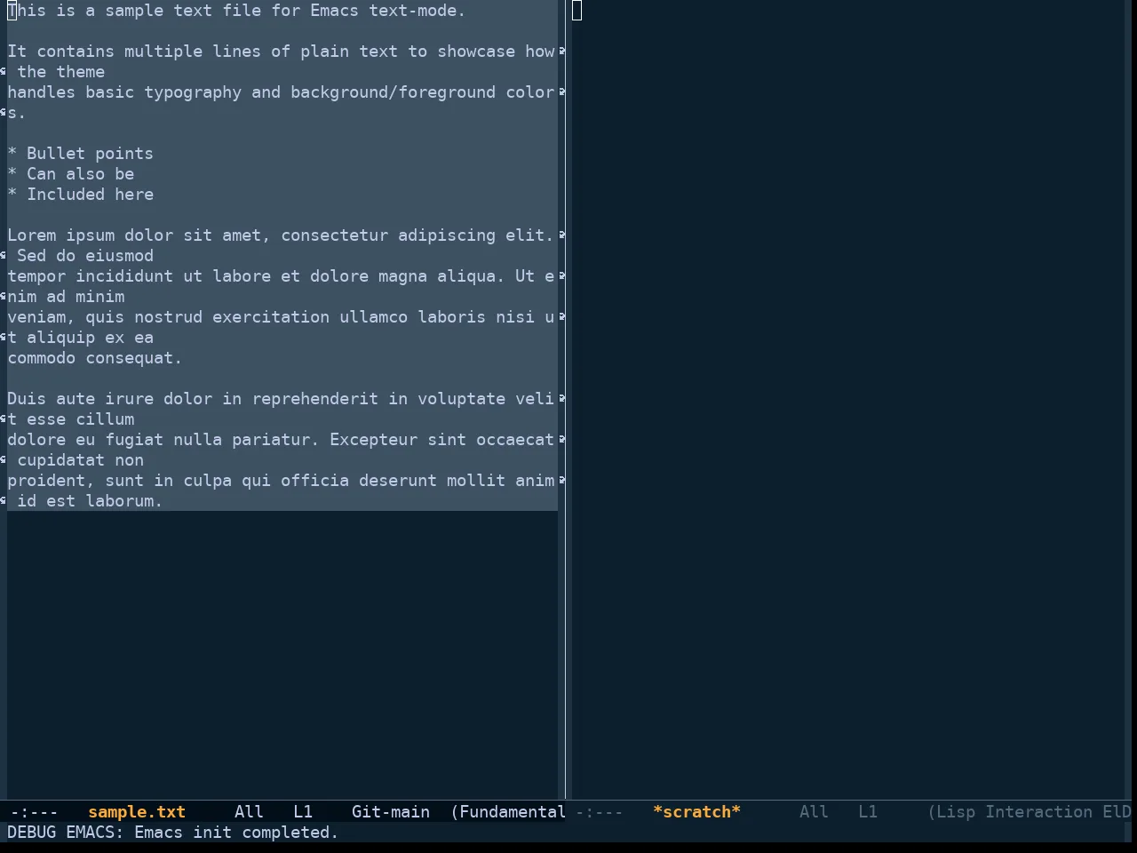 Shanty Themes Dark in fundamental-mode