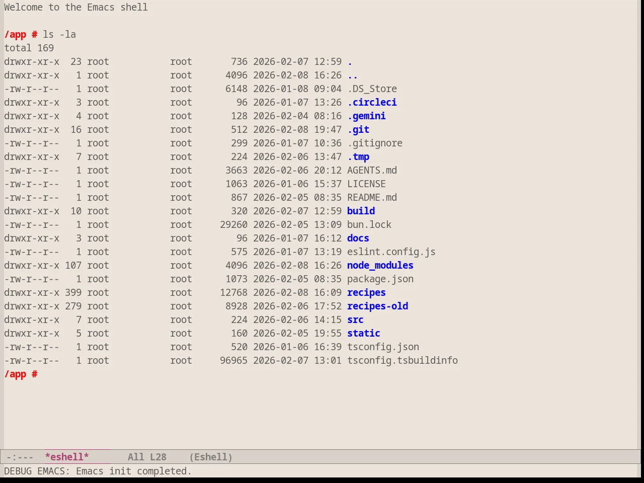 Silkworm Theme in eshell