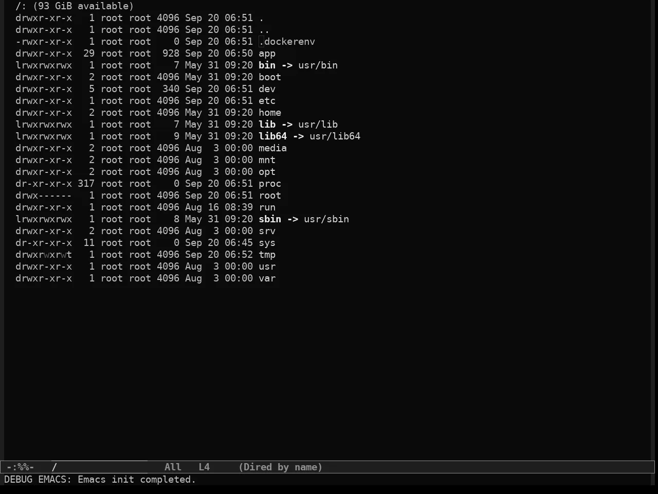 Simple Dark Theme in dired
