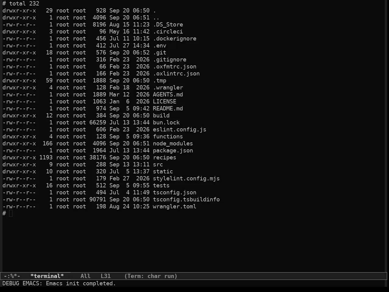 Simple Dark Theme in term