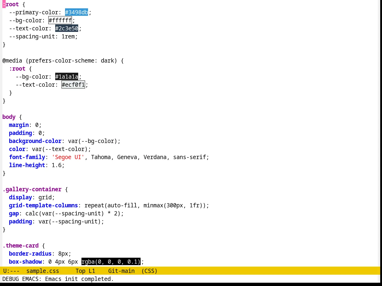 Sitaramv NT Theme in css-mode