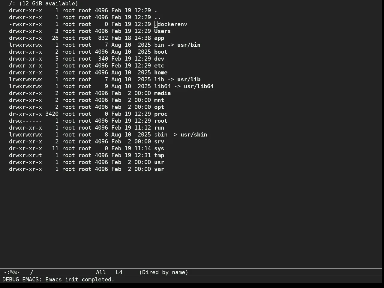 Sketch Black Theme in dired