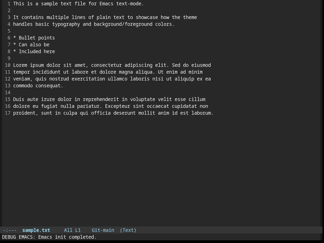 Smyx Theme in text-mode