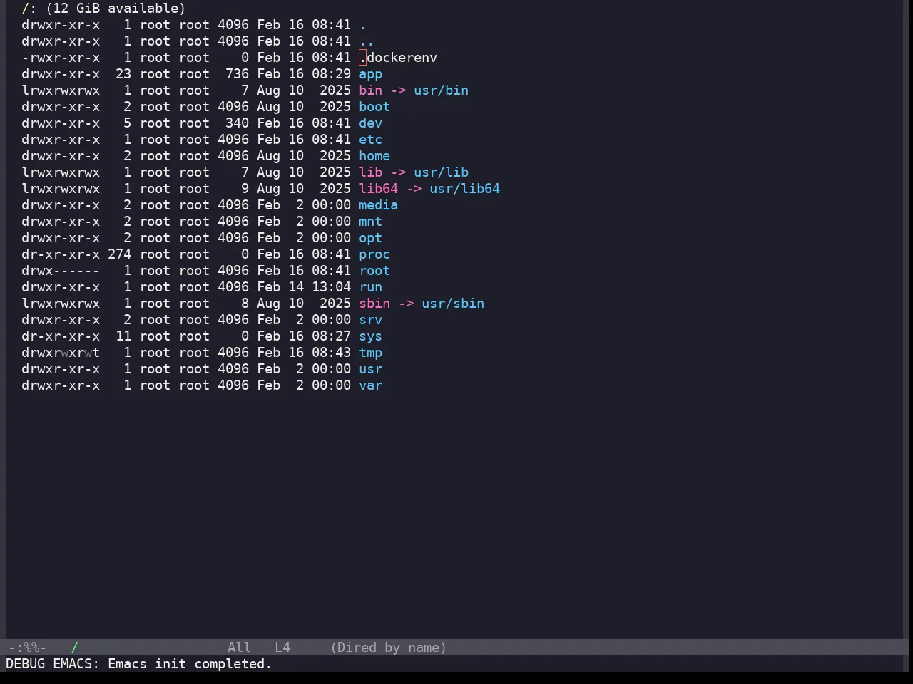 Snazzy Theme in dired