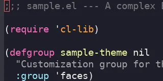 Preview of Snazzy Theme theme