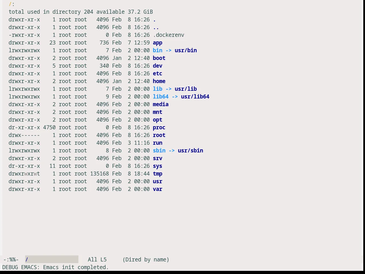 Snowish Theme in dired