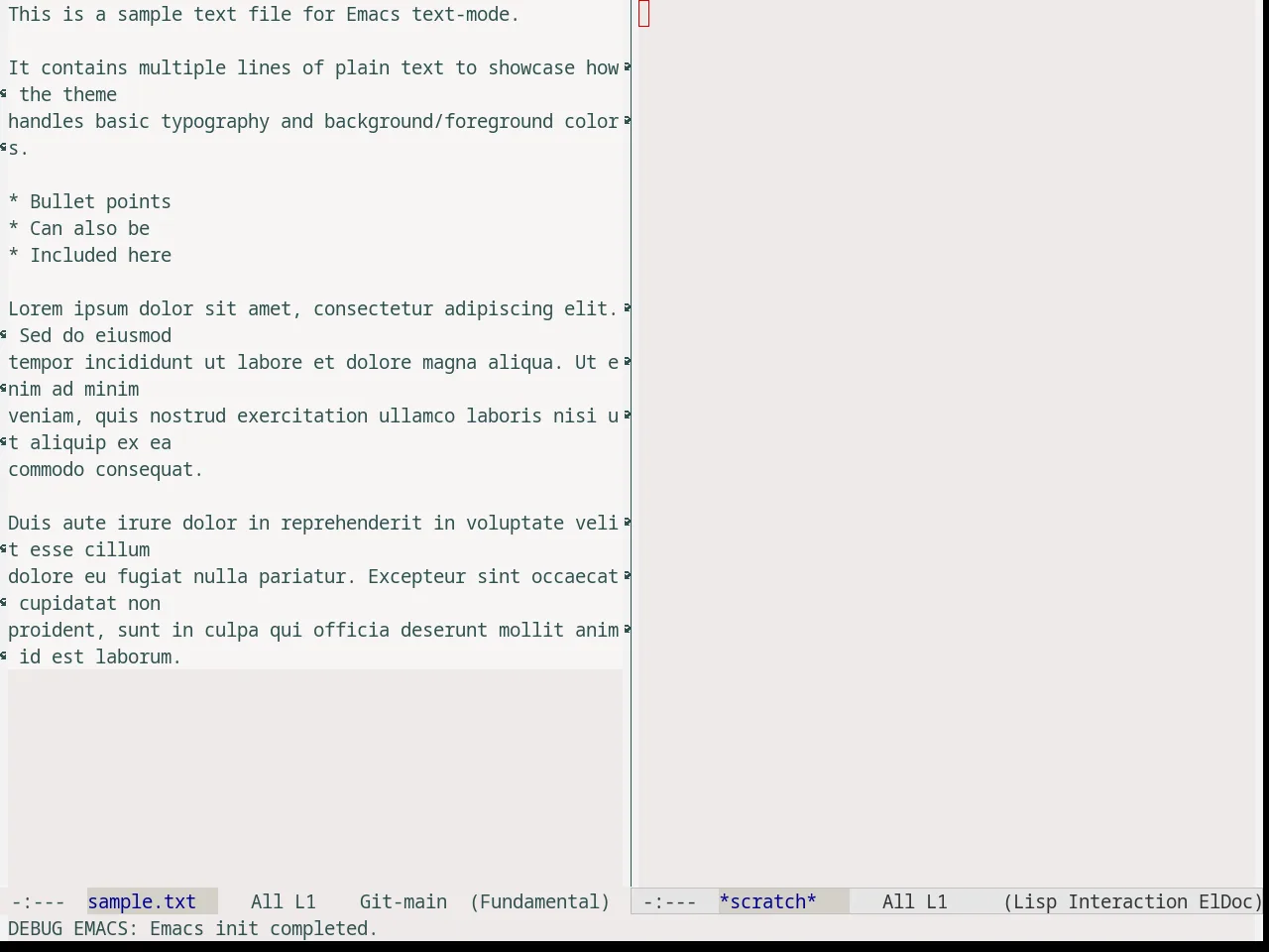 Snowish Theme in fundamental-mode