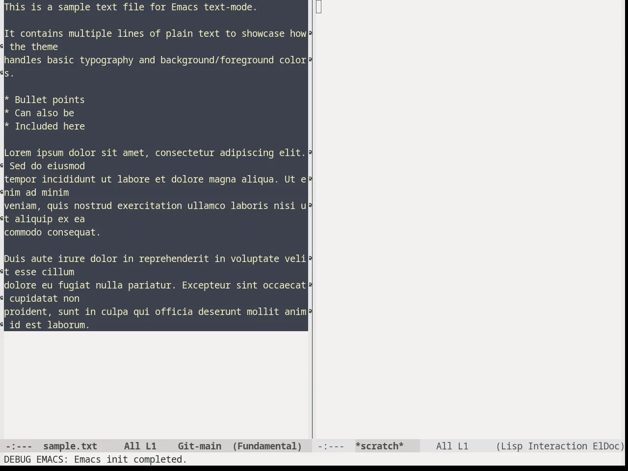 Soft Morning Theme in fundamental-mode