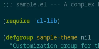 Preview of Solarized Dark theme