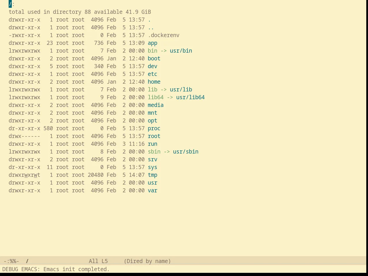 Solarized Gruvbox Light in dired