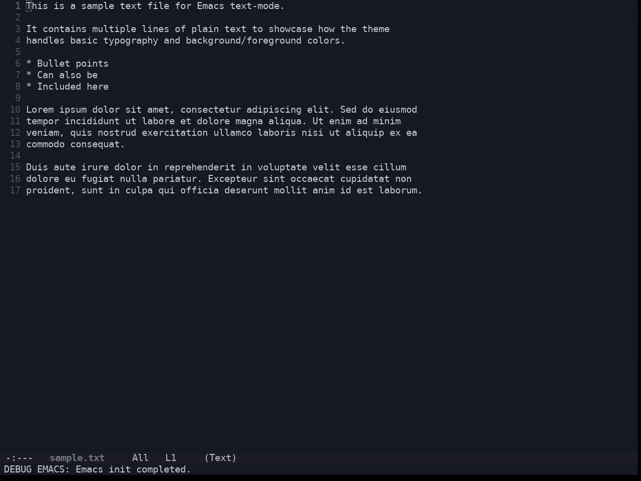 Solarized Iceberg Dark Theme in text-mode