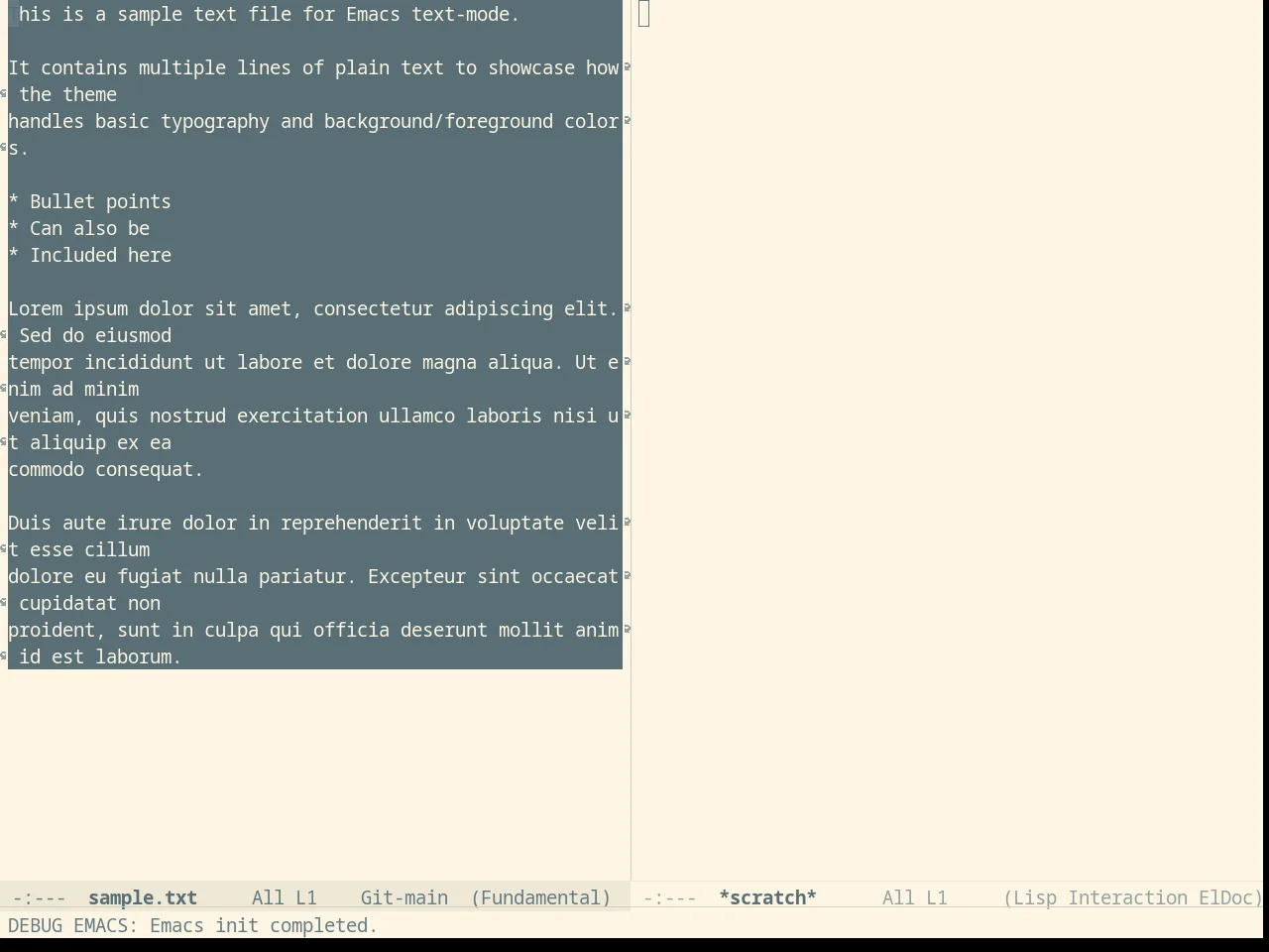 Solarized Light in fundamental-mode
