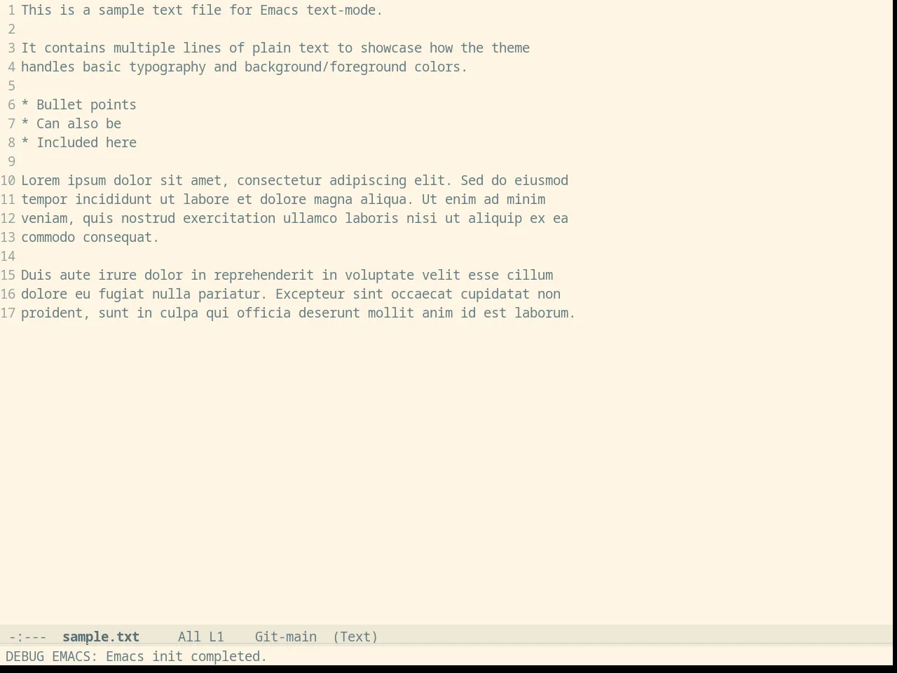 Solarized Light in text-mode