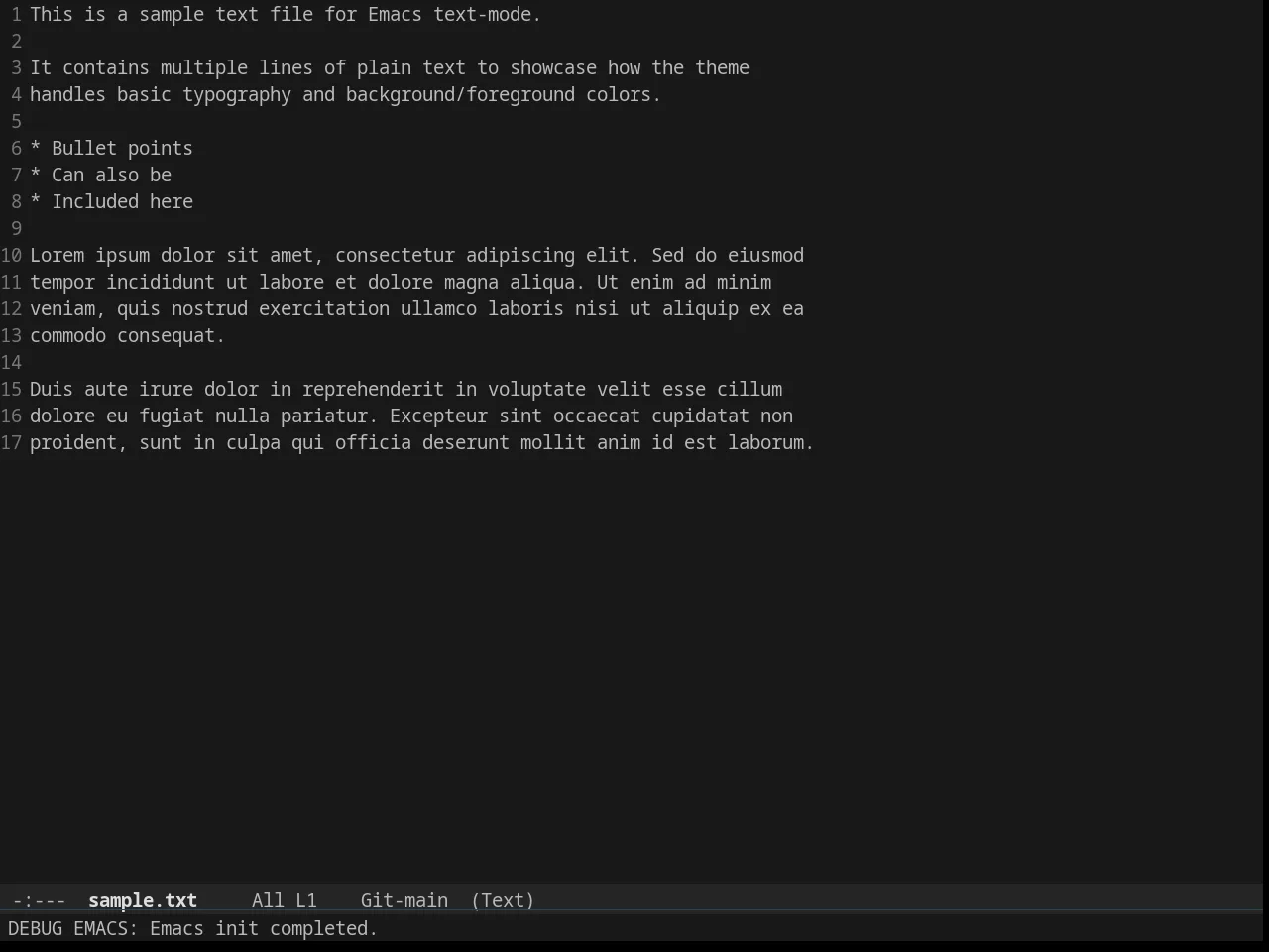Solarized Selenized Black in text-mode